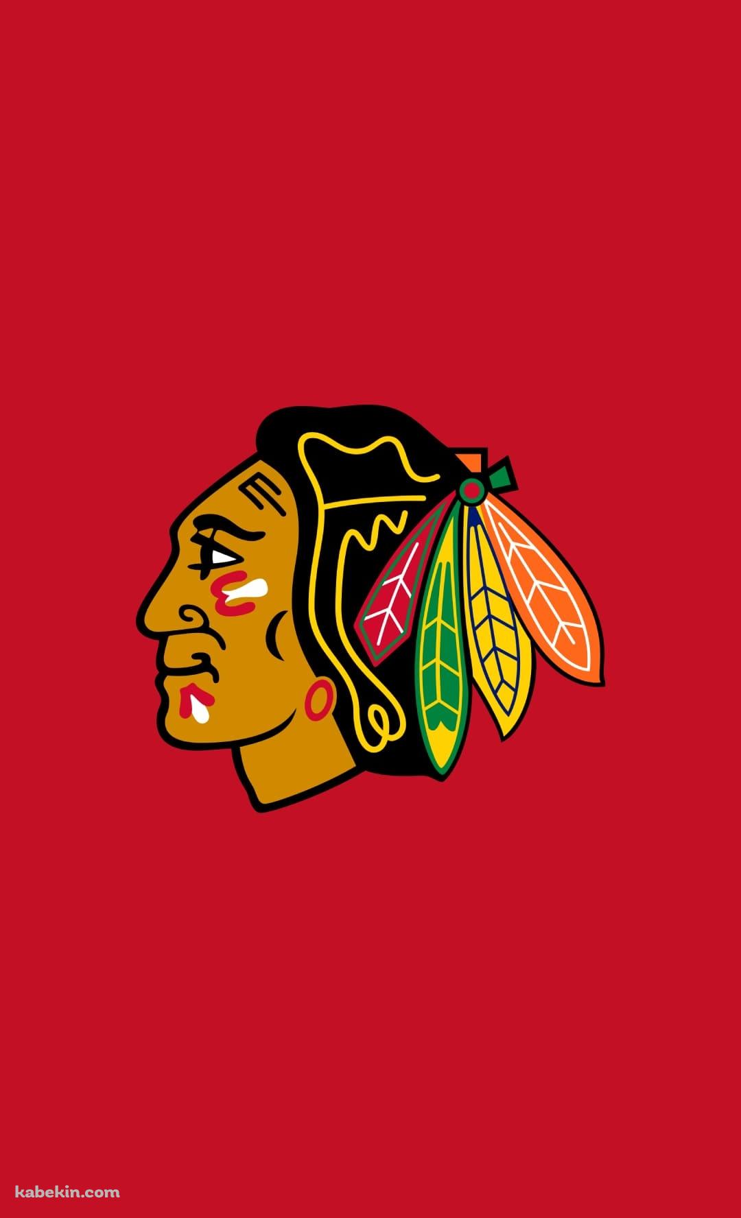 シカゴ・ブラックホークス / Chicago Blackhawks / ホッケーチーム / インディアンのAndroidの壁紙(1080px x 1776px) スマホ用
