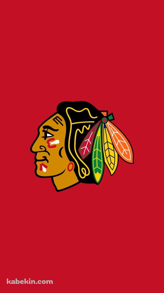 シカゴ・ブラックホークス / Chicago Blackhawks / ホッケーチーム / インディアンのAndroidの壁紙(540px x 960px) スマホ用