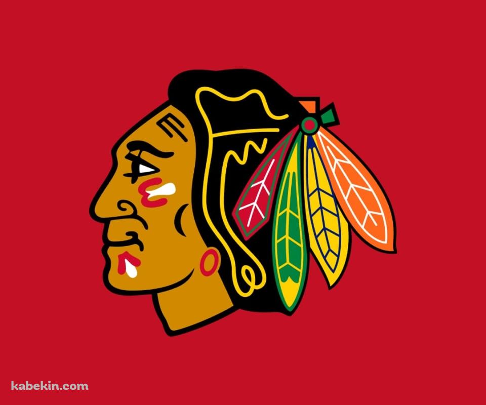 シカゴ・ブラックホークス / Chicago Blackhawks / ホッケーチーム / インディアンのAndroidの壁紙(960px x 800px) スマホ用