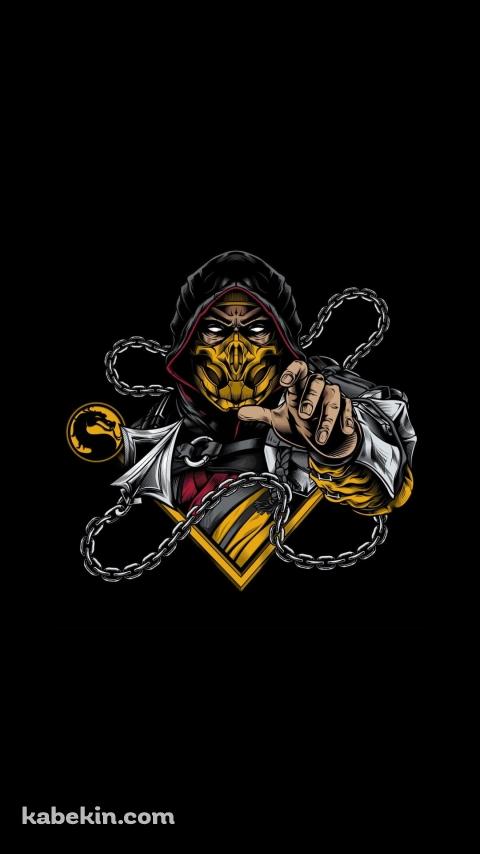 スコーピオン / モータルコンバットのAndroidの壁紙(480px x 854px) スマホ用