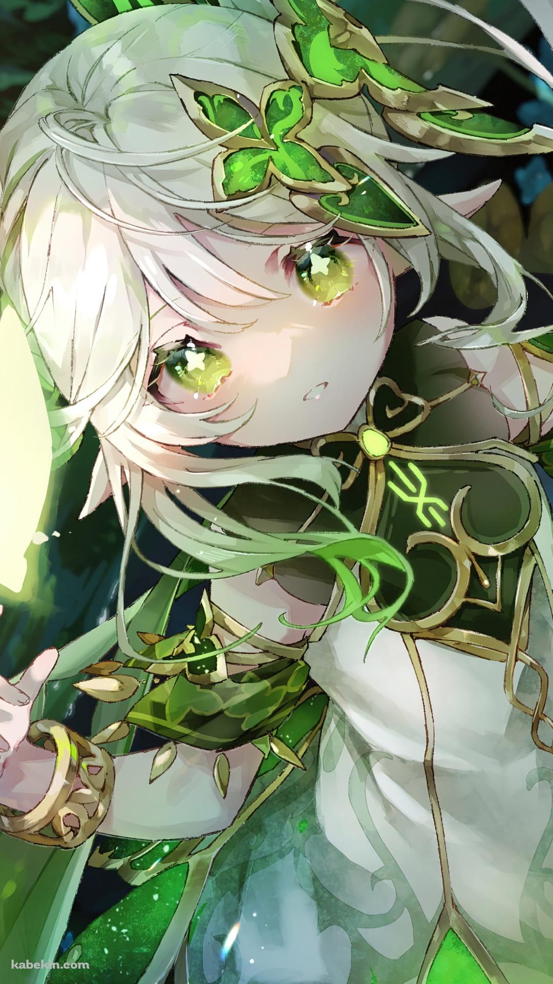 目がキラキラした可愛いナヒーダ / 原神 / 草神のAndroidの壁紙(1080px x 1920px) スマホ用