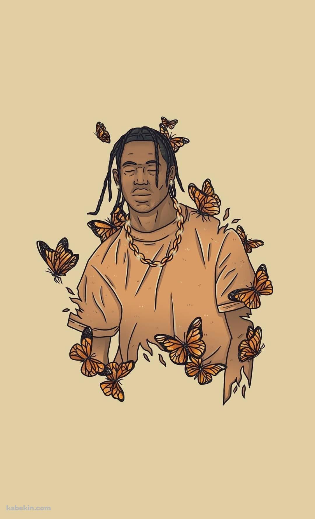 トラヴィス・スコット / Travis scott / ラッパーのAndroidの壁紙(1080px x 1776px) スマホ用