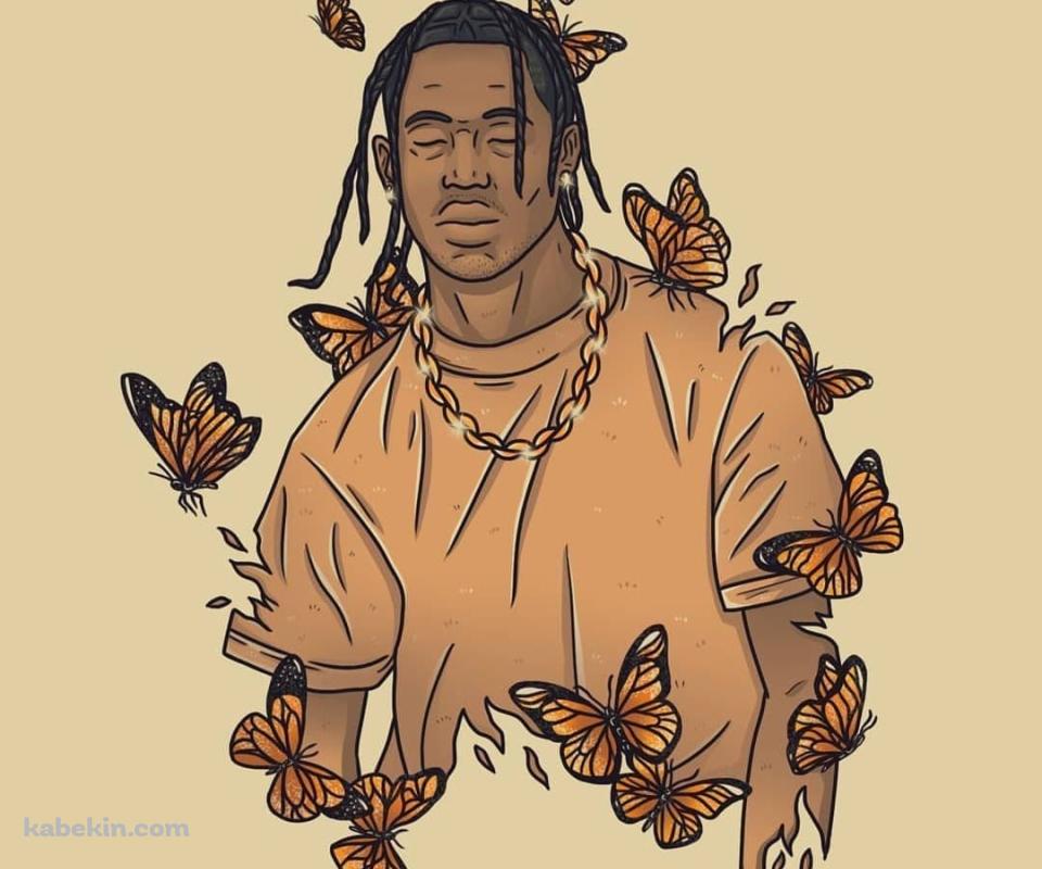 トラヴィス・スコット / Travis scott / ラッパーのAndroidの壁紙(960px x 800px) スマホ用