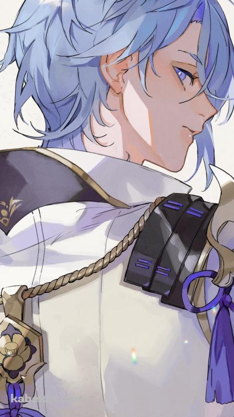 かっこいい神里綾人 / 原神のAndroidの壁紙(480px x 854px) スマホ用