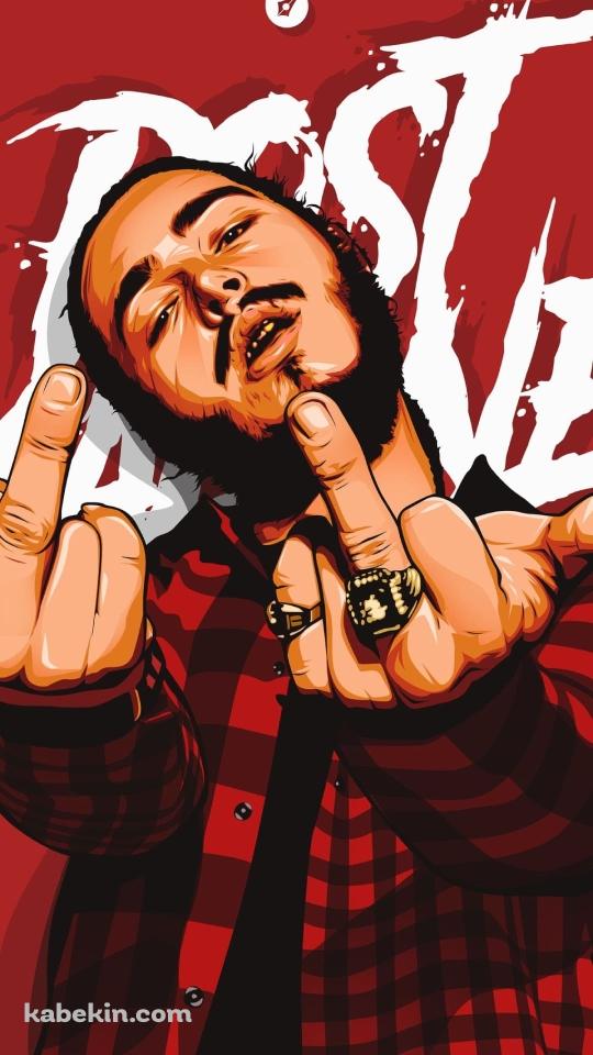 ポスト・マローン Post Malone ラッパーのAndroidの壁紙(540px x 960px) スマホ用