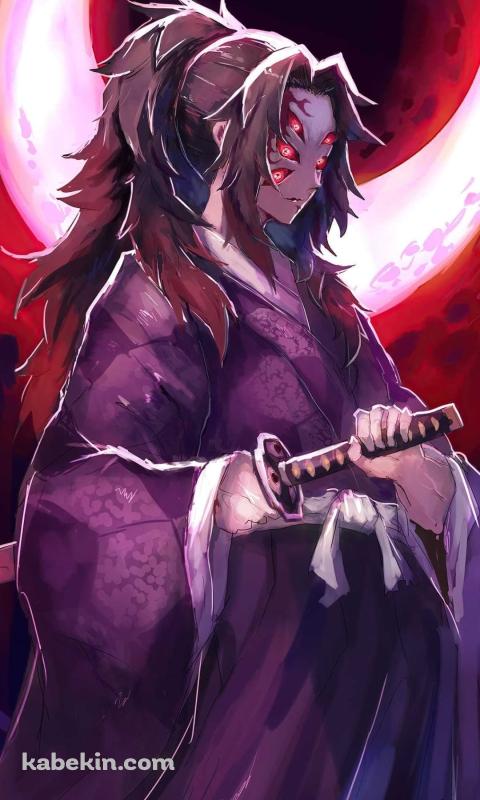 めちゃくちゃかっこいい黒死牟 / 鬼滅の刃 / ファンアート / イラストのAndroidの壁紙(480px x 800px) スマホ用