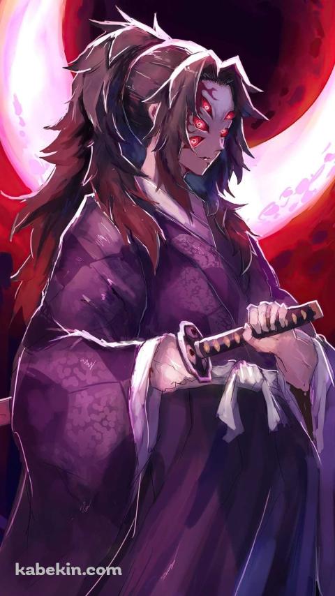 めちゃくちゃかっこいい黒死牟 / 鬼滅の刃 / ファンアート / イラストのAndroidの壁紙(480px x 854px) スマホ用
