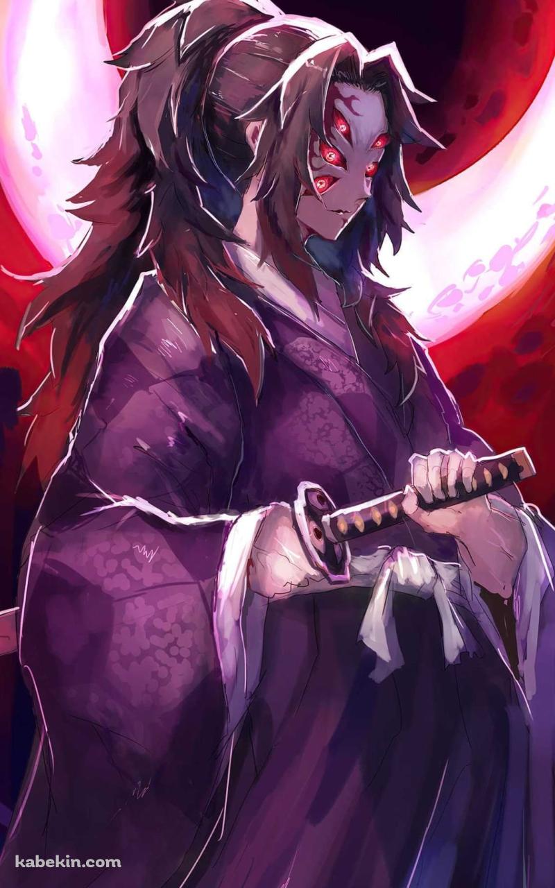 めちゃくちゃかっこいい黒死牟 / 鬼滅の刃 / ファンアート / イラストのAndroidの壁紙(800px x 1280px) スマホ用