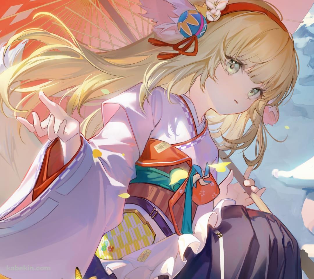 スズラン / 狐 / かわいい / アークナイツ / ファンアート / イラストのAndroidの壁紙(1080px x 960px) スマホ用