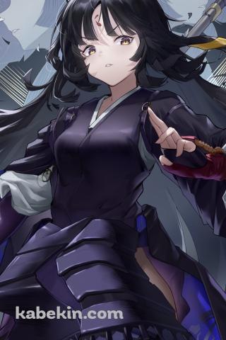 かっこいいサガ / アークナイツ / ファンアート / イラストのAndroidの壁紙(320px x 480px) スマホ用