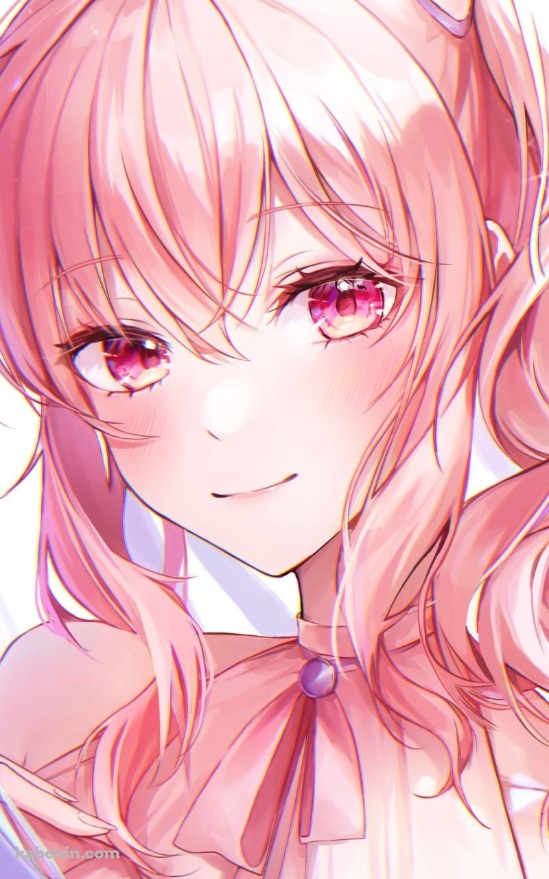 暁山 瑞希 / ピンクの瞳 / プロセカ / プロジェクトセカイ / ファンアート / イラストのAndroidの壁紙(800px x 1280px) スマホ用