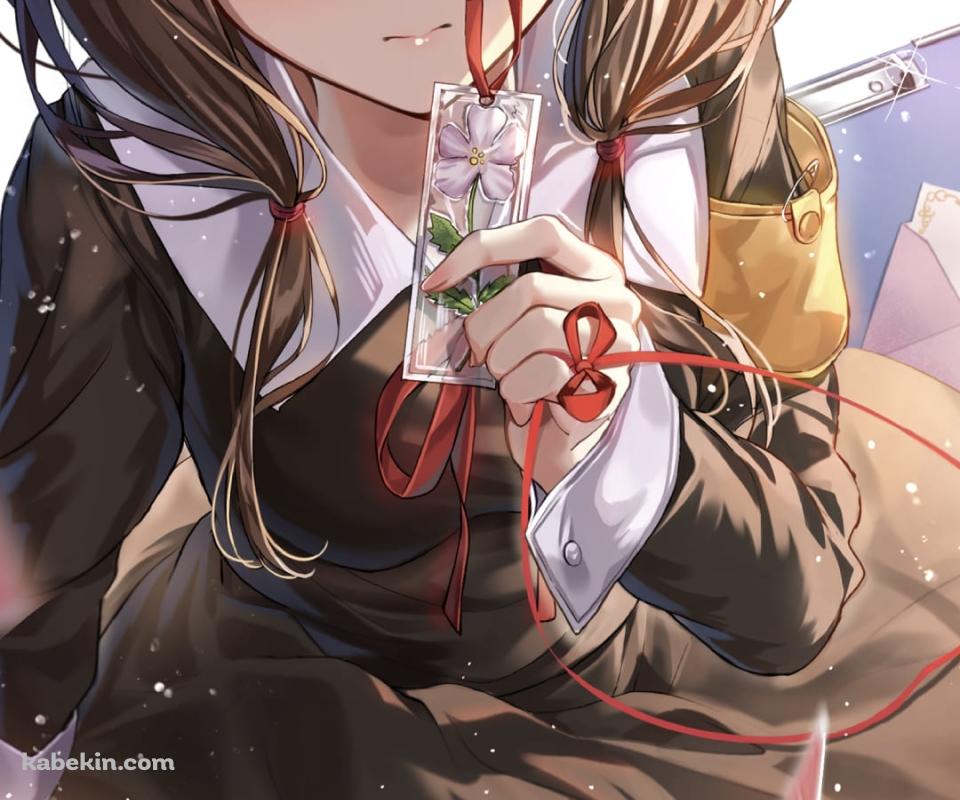 伊井野ミコ / 舞い散るトランプ / かぐや様は告らせたい～天才たちの恋愛頭脳戦～ / ファンアート / イラストのAndroidの壁紙(960px x 800px) スマホ用