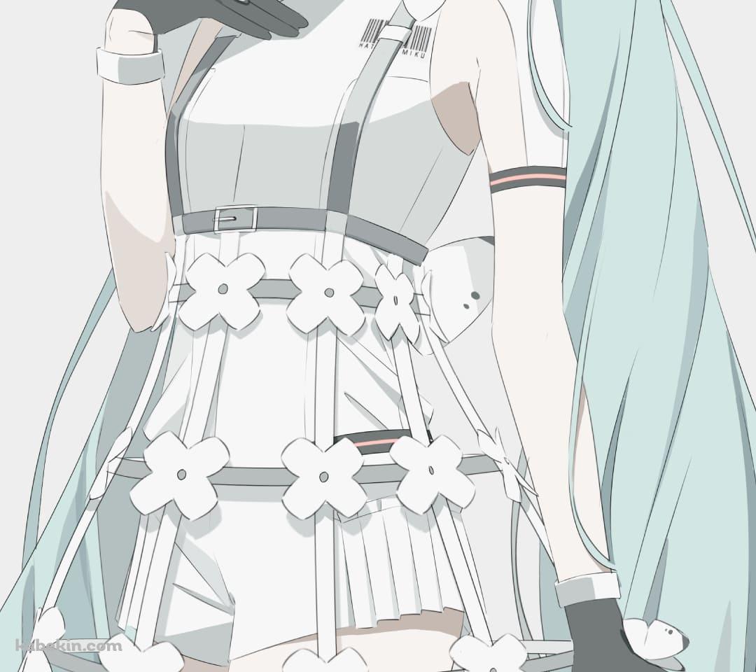 奇抜な洋服を着る初音ミク / プロセカ / プロジェクトセカイ / ボカロ / ボーカロイドのAndroidの壁紙(1080px x 960px) スマホ用