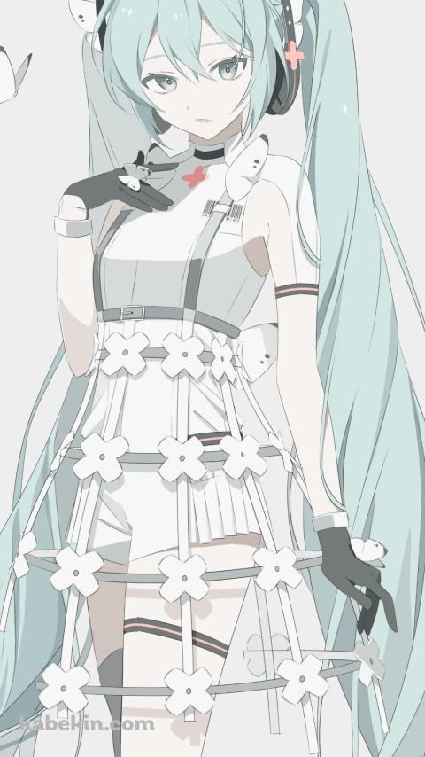 奇抜な洋服を着る初音ミク / プロセカ / プロジェクトセカイ / ボカロ / ボーカロイドのAndroidの壁紙(480px x 854px) スマホ用