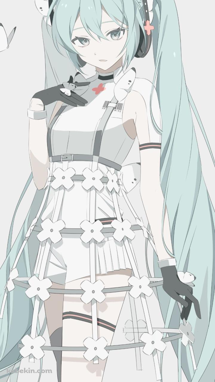 奇抜な洋服を着る初音ミク / プロセカ / プロジェクトセカイ / ボカロ / ボーカロイドのAndroidの壁紙(720px x 1280px) スマホ用