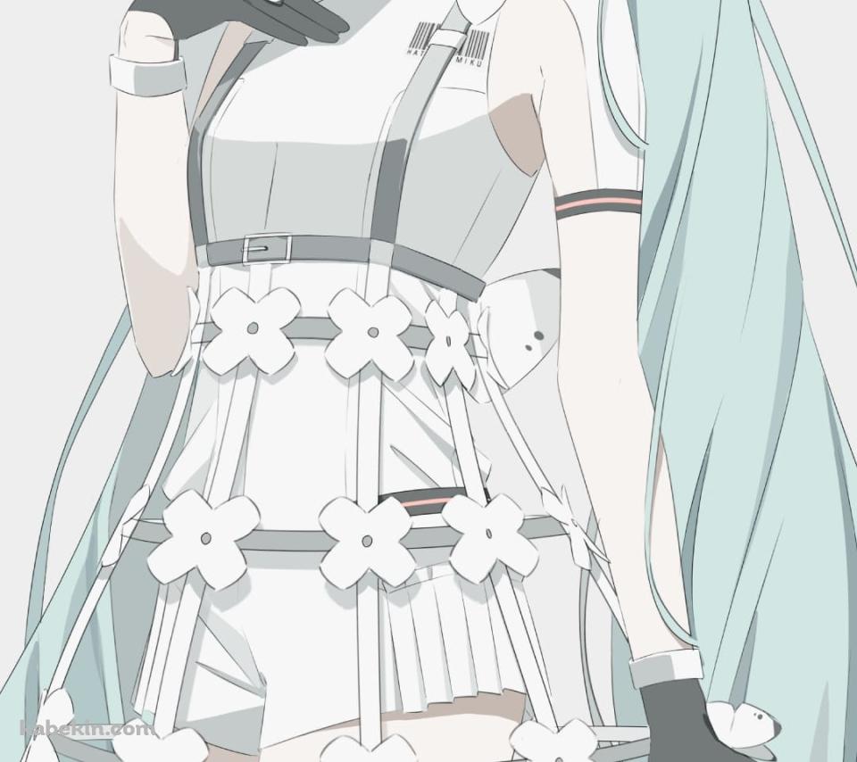 奇抜な洋服を着る初音ミク / プロセカ / プロジェクトセカイ / ボカロ / ボーカロイドのAndroidの壁紙(960px x 854px) スマホ用
