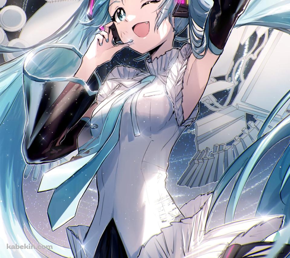 初音ミク / 生誕16周年 / ボカロのAndroidの壁紙(960px x 854px) スマホ用