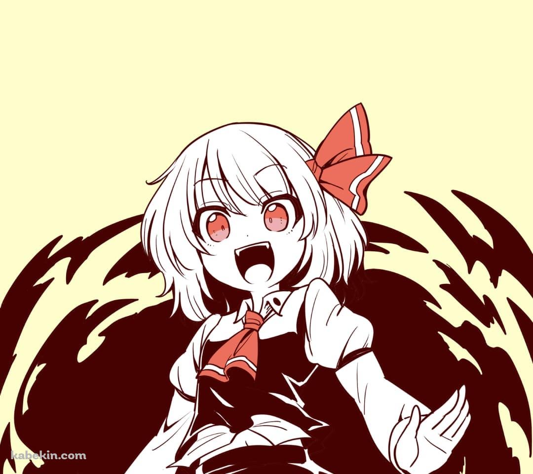 高笑いするルーミア / 東方のAndroidの壁紙(1080px x 960px) スマホ用