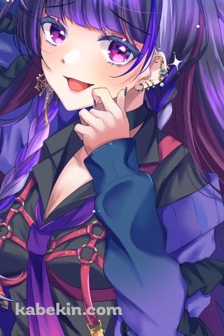狂蘭メロコ / にじさんじ / バーチャルYouTuber / ファンアート / イラストのAndroidの壁紙(320px x 480px) スマホ用