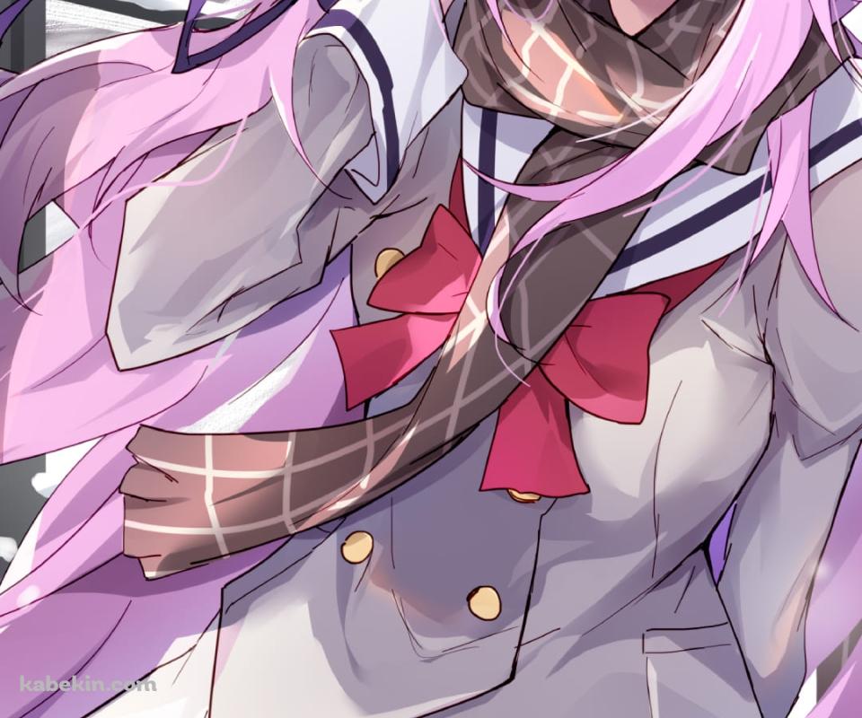 窓際に座っているかわいいキサラ / セーラー服 / エンゲージキス / Engage Kiss / ファンアート / イラストのAndroidの壁紙(960px x 800px) スマホ用