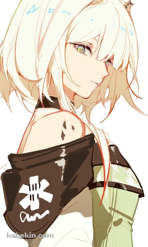 冷ややかな視線を送るケルシー / かっこいい / アークナイツのAndroidの壁紙(480px x 800px) スマホ用