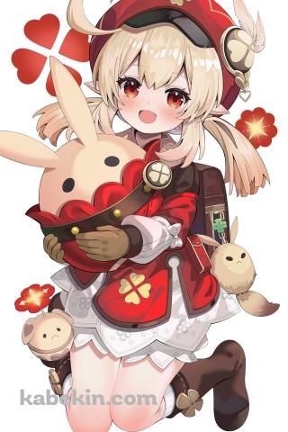 かわいいクレー / ボンボン爆弾 / ドドコ / 原神 / ファンアート / イラストのAndroidの壁紙(320px x 480px) スマホ用