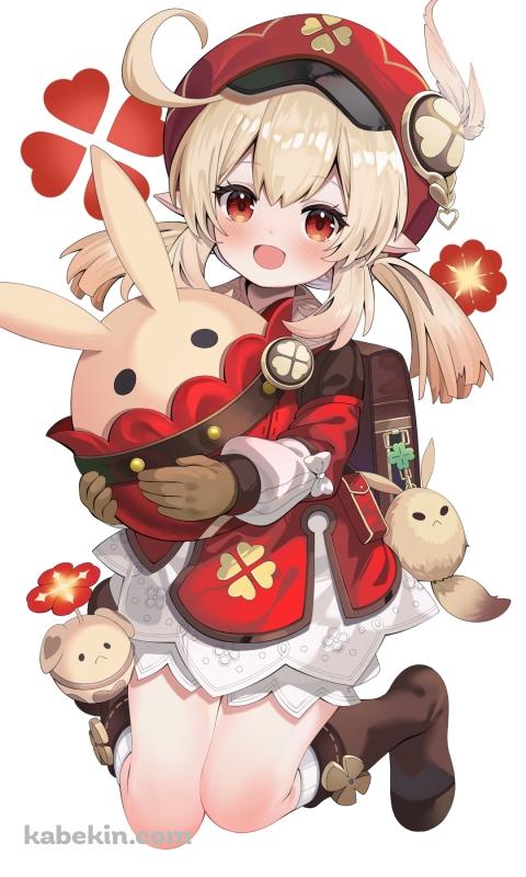 かわいいクレー / ボンボン爆弾 / ドドコ / 原神 / ファンアート / イラストのAndroidの壁紙(480px x 800px) スマホ用