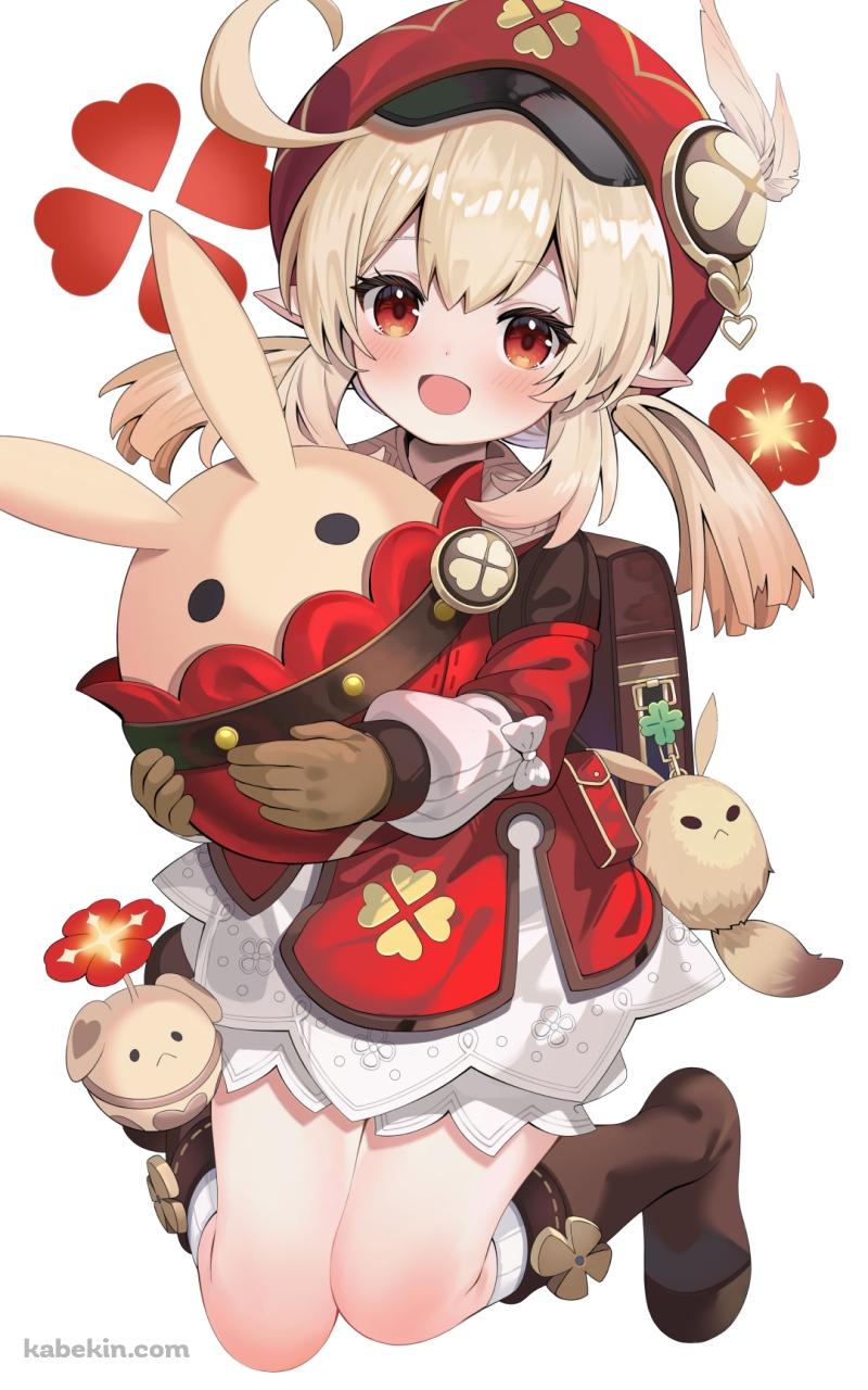 かわいいクレー / ボンボン爆弾 / ドドコ / 原神 / ファンアート / イラストのAndroidの壁紙(800px x 1280px) スマホ用