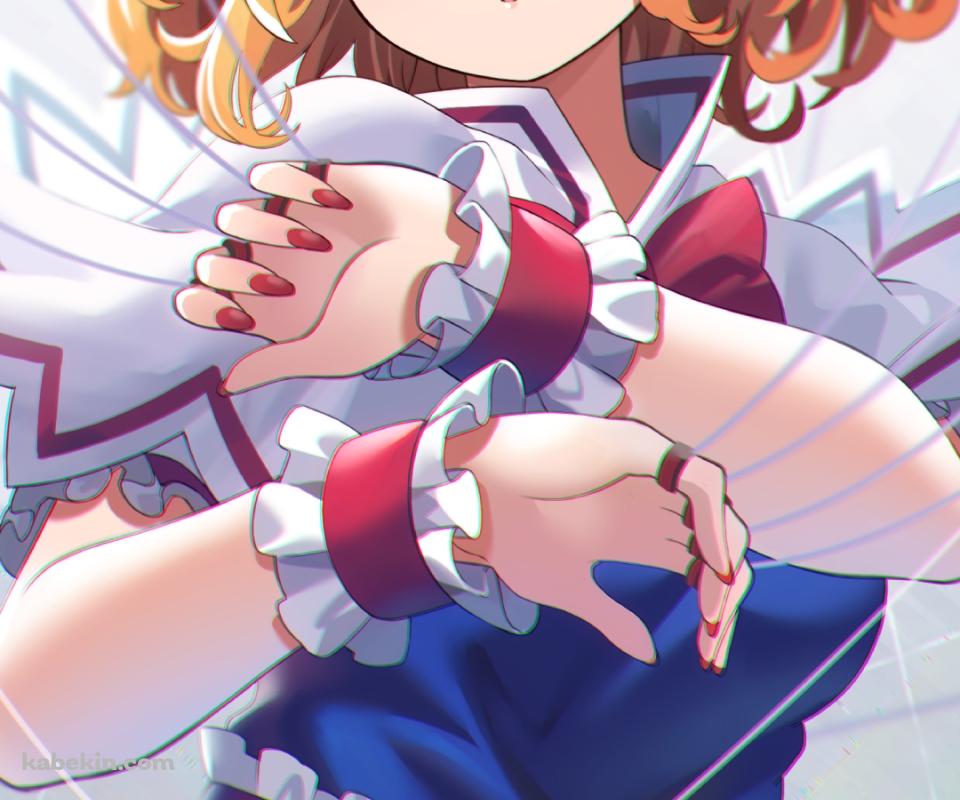 糸で攻撃するアリス・マーガトロイド / 東方怪綺談 / 東方妖々夢 / ファンアート / イラストのAndroidの壁紙(960px x 800px) スマホ用