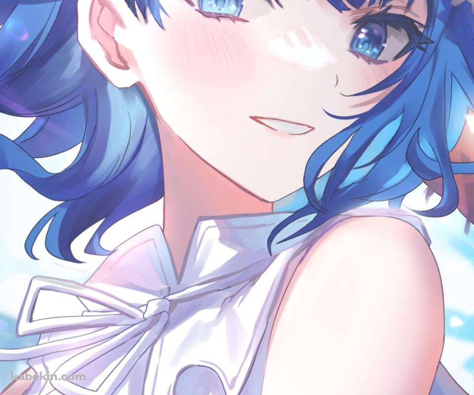 麦わら帽子をかぶった桐谷遥 / かわいい / プロセカ / プロジェクトセカイ / ファンアート / イラストのAndroidの壁紙(960px x 800px) スマホ用