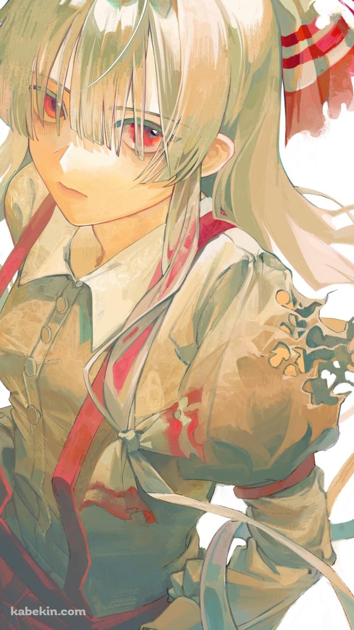 かっこいい藤原妹紅 / 東方永夜抄 / ファンアート / イラストのAndroidの壁紙(720px x 1280px) スマホ用