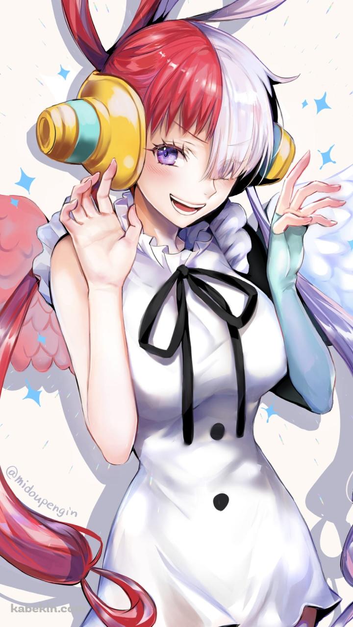 ポーズを取るかわいいウタ / ONE PIECE / ファンアート / イラストのAndroidの壁紙(720px x 1280px) スマホ用