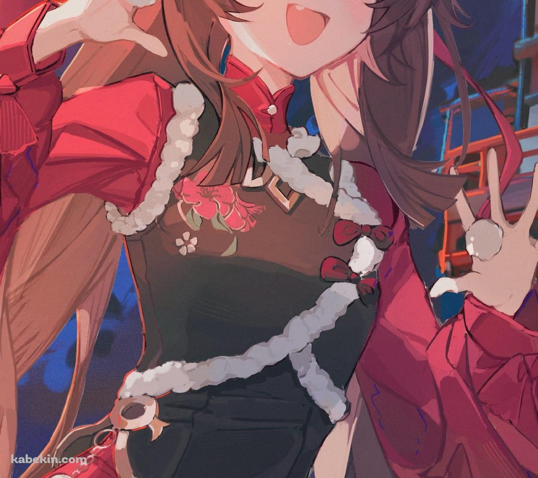 驚いているかわいい胡桃 / 原神のAndroidの壁紙(1080px x 960px) スマホ用