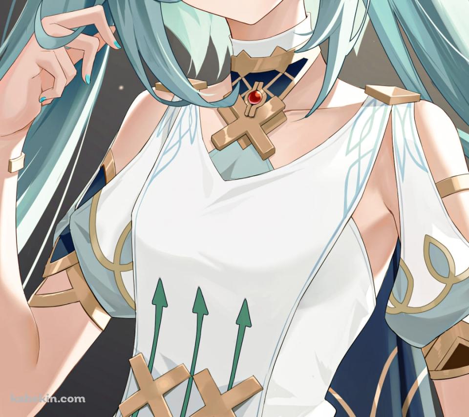 ウィンクをするかわいいファルザン / 原神のAndroidの壁紙(960px x 854px) スマホ用