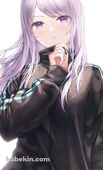 黒いジャージを着ているかっこいいメジロマックイーン / ウマ娘プリティーダービー / ファンアート / イラストのAndroidの壁紙(360px x 592px) スマホ用