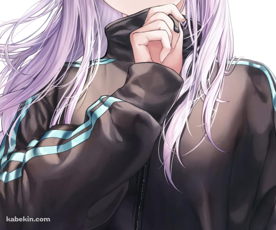 黒いジャージを着ているかっこいいメジロマックイーン / ウマ娘プリティーダービー / ファンアート / イラストのAndroidの壁紙(960px x 800px) スマホ用