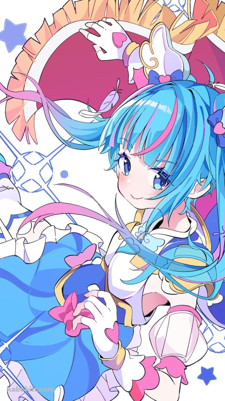 笑顔のソラ・ハレワタール / キュアスカイ / かわいい / ひろがるスカイ!プリキュアのAndroidの壁紙(720px x 1280px) スマホ用