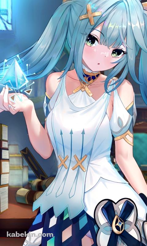 机に手をつくかわいいファルザン / スメール / 風 / 原神のAndroidの壁紙(480px x 800px) スマホ用