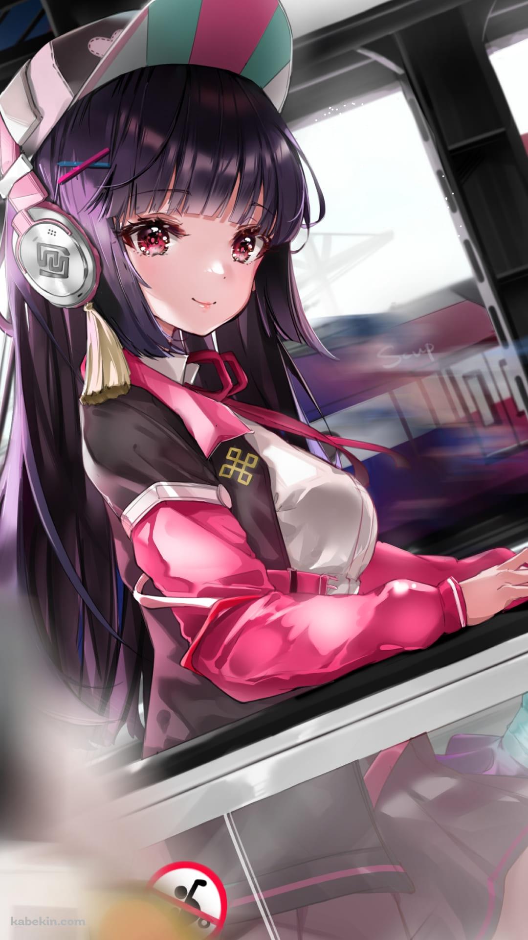 エスカレーターで降りてくる雲菫 / 駅 / 電車 / 原神のAndroidの壁紙(1080px x 1920px) スマホ用