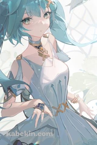 手を広げるファルザン / かわいい / 原神のAndroidの壁紙(320px x 480px) スマホ用