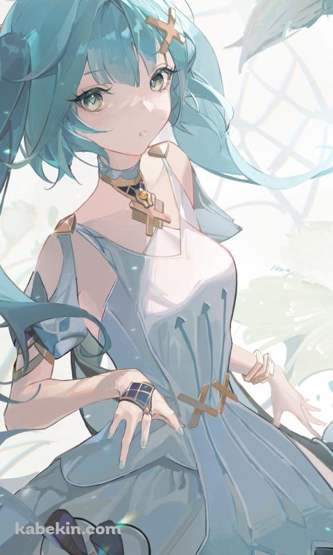 手を広げるファルザン / かわいい / 原神のAndroidの壁紙(480px x 800px) スマホ用