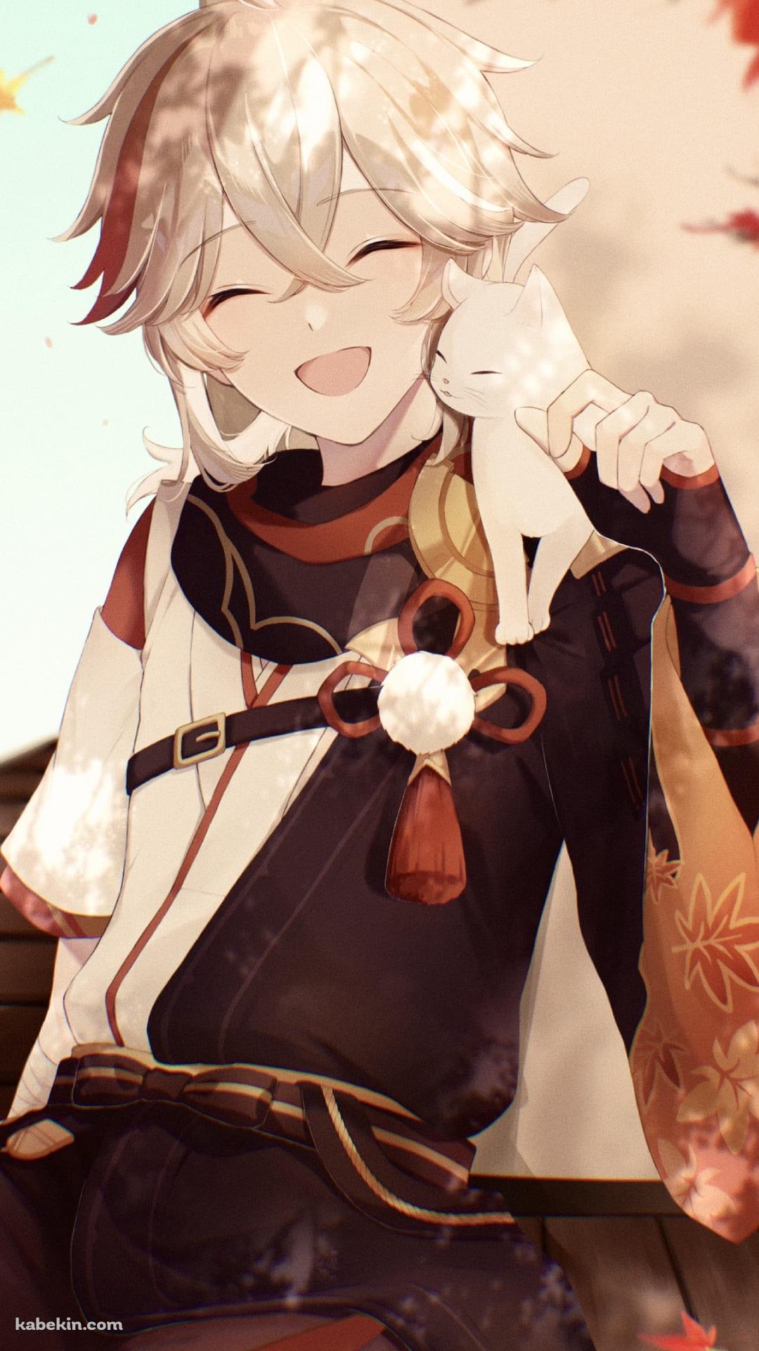 白猫と楓原万葉 / 原神のAndroidの壁紙(1080px x 1920px) スマホ用