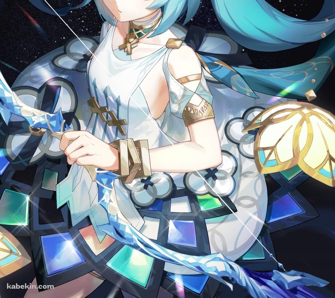 星空とかわいいファルザン / 原神のAndroidの壁紙(1080px x 960px) スマホ用