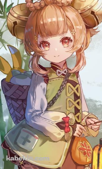ランタンを持つかわいいヨォーヨ / 原神のAndroidの壁紙(360px x 592px) スマホ用