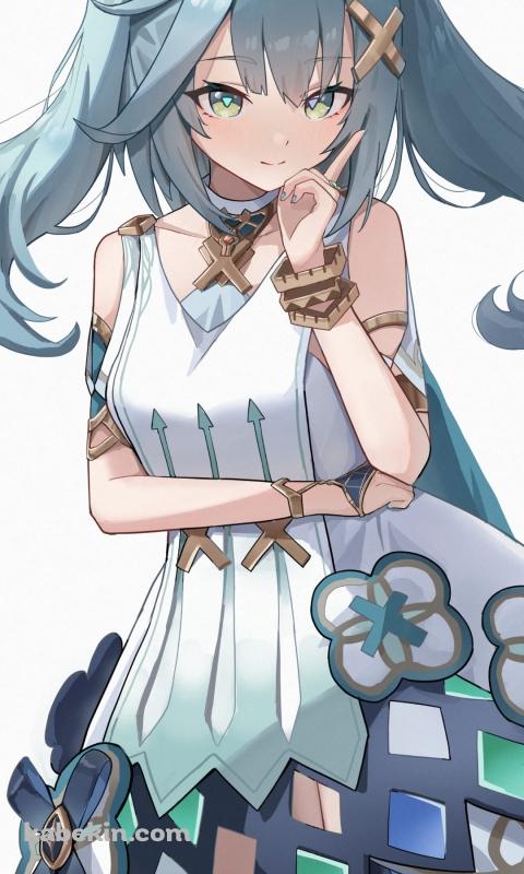 閃いたかわいいファルザン / 原神のAndroidの壁紙(480px x 800px) スマホ用