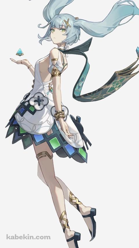 浮遊するファルザン / 綺麗 / 原神のAndroidの壁紙(480px x 854px) スマホ用