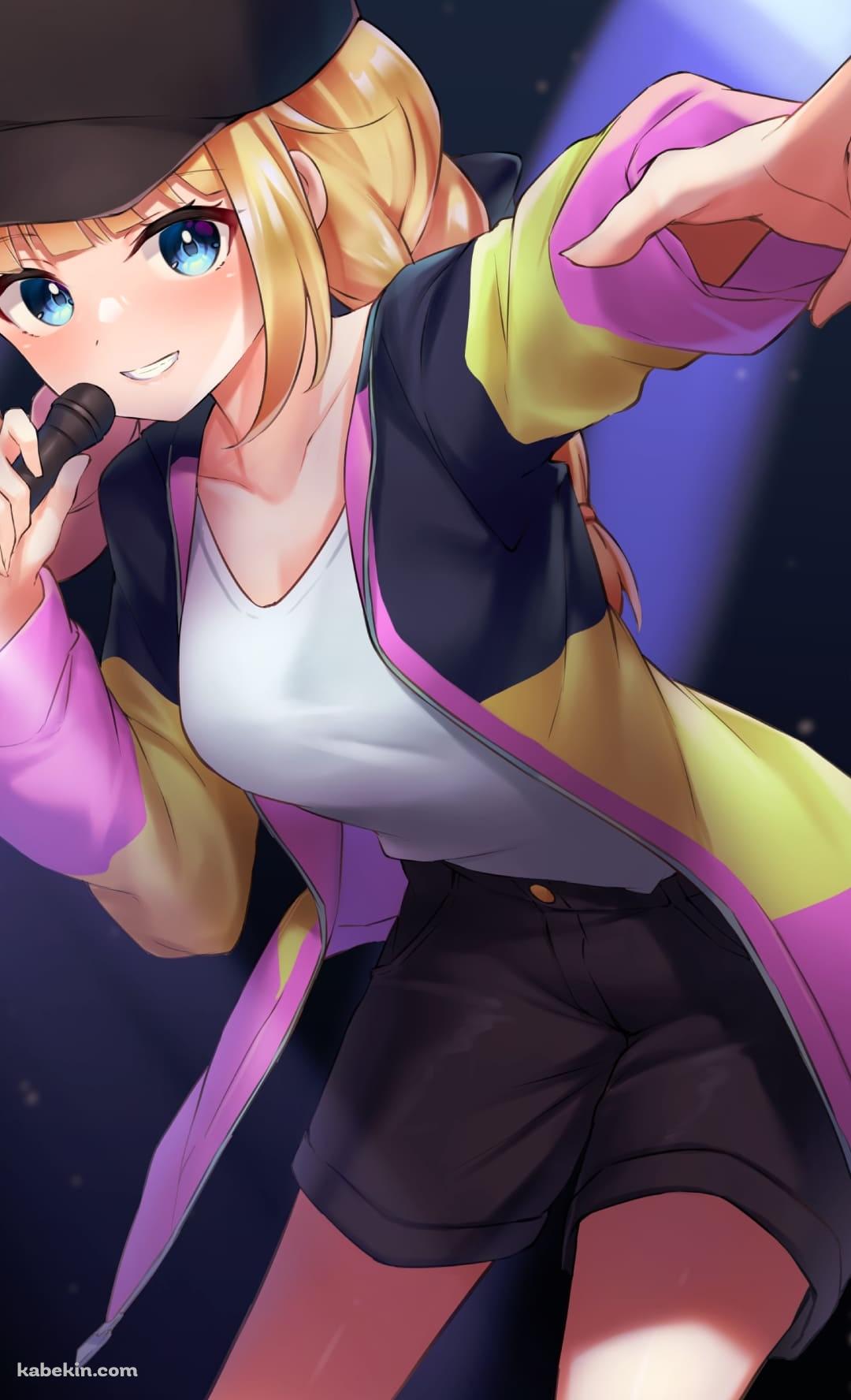 歌を唄う月見英子(つきみ えいこ) / パリピ孔明のAndroidの壁紙(1080px x 1776px) スマホ用