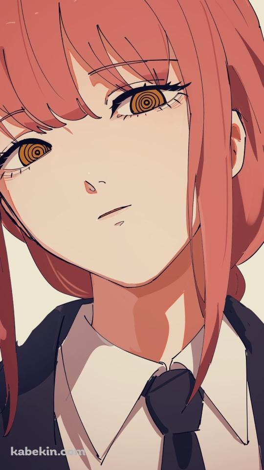 こちらを見つめるマキマ / 黒いスーツ / チェンソーマンのAndroidの壁紙(540px x 960px) スマホ用