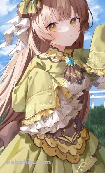 青空と緑のドレスを着たサトノダイヤモンド / ウマ娘 / ファンアート / イラストのAndroidの壁紙(360px x 592px) スマホ用