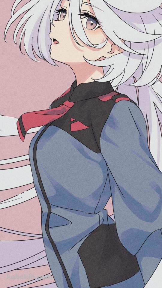 こちらを見るミオリネ・レンブラン / 機動戦士ガンダム水星の魔女 / ファンアート / イラストのAndroidの壁紙(540px x 960px) スマホ用